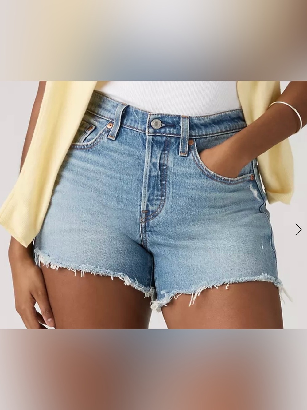 Levi Strauss & Co. High Rise Shorts. High Rise Denim Shorts Waist 29